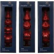 Piek glas L7b7,2h31 cm kerstrood a3