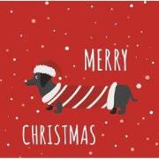 Servet l33b33 cm dachshund 20st