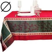 Tafelkleed oliver d180 cm rood/groen