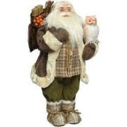 Kerstman polyester l16b21h45 cm brn