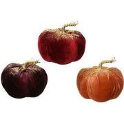 Pompoen polyester fluweel 3kl.ass