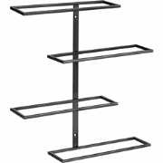 EINSTEINIUM - Wijnrek - Zwart - Metaal