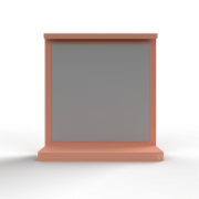 Spiegel Murano S beigerood