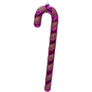 Christmas Decoration - Candy Cane - Polysterene - Red/Pink - 11x3x42 c...