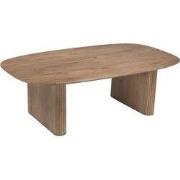 Salontafel Deens Ovaal - Naturel Hout - 120x70x38cm - Juro