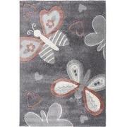 Kindervloerkleed Happy Vlinders – Zacht vloerkleed – Speelkleed voor K...