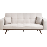 HJULBY - Driezitsbank - Lichtbeige - Polyester