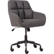 PALMDALE - Bureaustoel - Grijs - Polyester