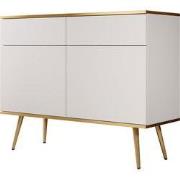 Meubella - Dressoir Orleans - Wit - 107 cm
