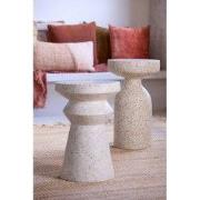 Bijzettafel Moravit - Wit - Ø32x54cm