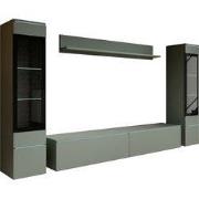 Meubella - Variety - Wandmeubel - Groen - 180x33x32 cm