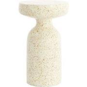 Bijzettafel Moravit - Wit - Ø32x54cm