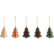 GUDENA - Set van 20 kerstornamenten - Meerkleurig - Papier