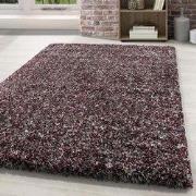 Hoogpolig vloerkleed - Lorium gemeleerd rood/grijs/wit - 200 X 290 CM