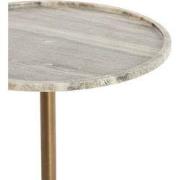 Bijzettafel Civita - Bruin - Ø37x49cm