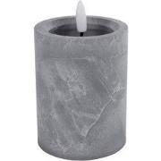 Kaars led ivar 1-pit h12,5 cm beton