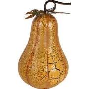 Clayre & Eef Decoratie Beeld Pompoen Ø 28x47 cm Oranje Metaal