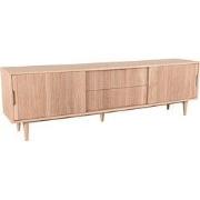 LABEL51 Tv-meubel Jule - Naturel - Eiken - 200 cm