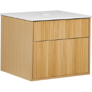 BEXTI - Badkamermeubel - Lichtbruin - 60 x 52 cm - Hout