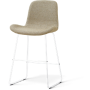 Nino-Fé barkruk taupe melange - wit onderstel - 65 cm