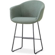 Nino-Otis barkruk saliegroen - zwart onderstel - 65 cm