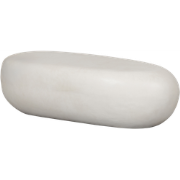 Vtwonen Pebble Salontafel - Betonlook - Wit - 28x100x43