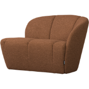 WOOOD Mojo 2-Zits Bankje Rechts - Bouclé - Roestbruin Melange
