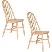 Housecraft Living Guez Eetkamerstoelen Hout Naturel - Set van 2