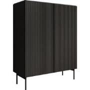 Meubella - Marajo - Dressoir - Zwart - 99 cm