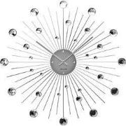 Wall Clock Sunburst Large