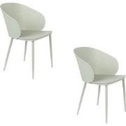 Housecraft Living Gigi Eetkamerstoelen Mintgroen - Set van 2