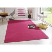 Uni Laagpolig Effen Vloerkleed - Fancy - Roze / Pink - 160x240 cm