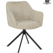 Eetkamerstoel Jesse - Stof Zand