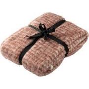 PHOEBE - plaid 140x180 cm - gemêleerd - Pomegranate - rood
