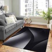 Marlon Modern Zwart / Grijs vloerkleed - - 160 X 230 CM