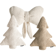 WINTERLAND - Sierkussen set van 3 - Lichtbeige - Bouclé