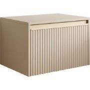 Meubella - Nachtkastje Remy - Beige - 54 cm