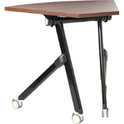 BENDI - Bureau inklapbaar - Donkerbruin - 90 x 64 cm - MFC