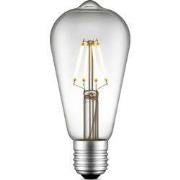 Edison Vintage LED filament lichtbron Drop - Helder - ST64 Deco - Retr...