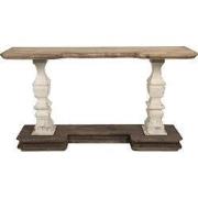 Clayre & Eef Sidetable 157x40x86 cm Bruin Beige Hout
