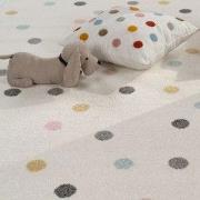 Kinderkamer Vloerkleed - Ninaro - Stippen - Mullti / Creme - 200x280 c...