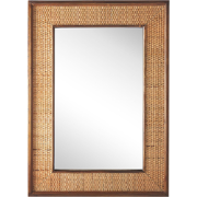 IGUALA - Wandspiegel - Lichte houtkleur  - Bamboehout