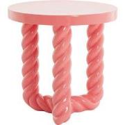 Light&living Bijzettafel Ø46x46 cm VALLEJO glans roze