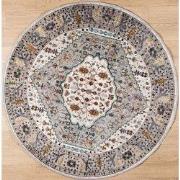 Picasso Bellagio Rond Vintage Vloerkleed - Multi / Creme - Laagpolig- ...