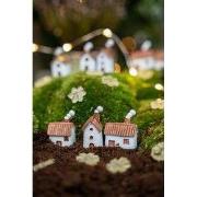 URBANJNGL - Winterville - Decoratief miniatuurdorp - 8 stuks - ? 1-3 c...