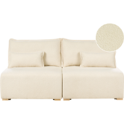 NERBO - Driezitsbank - Gebroken wit - Bouclé