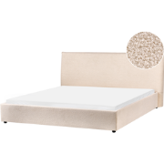 LAVAUR - Waterbed - Beige - 180 x 200 cm - Bouclé