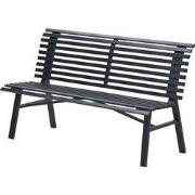 Le Duc aluminium parkbank - carbon black