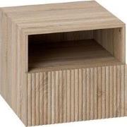 4goodz Nachtkastje hangend - greeploos ontwerp - met open vak en lade ...