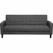 VEHKOO  - Slaapbank 3-zits - Donkergrijs - Polyester